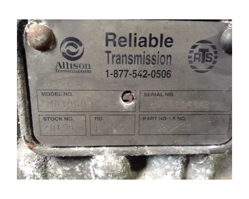 ALLISON MD3060 Transmission Assembly