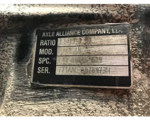 Alliance Axle RT40.0-4 Cutoff (rear)