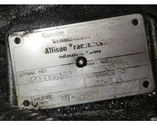 Allison MT653RM Transmission Assembly