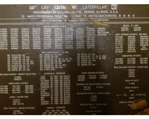 CAT C10 Engine Timing Cover