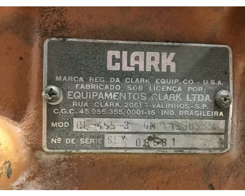 Clark CL455 Transmission