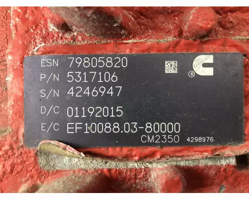 Cummins ISX15 Engine Control Module (ECM)