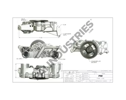 DETROIT DD15 OIL PUMP