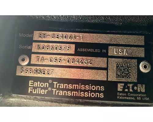 EATON/FULLER EH-8E406A-T Transmission