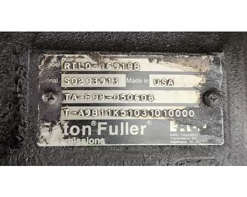 Eaton/Fuller RTLO16918B Transmission Assembly