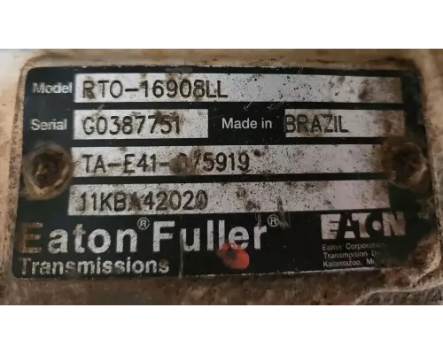 Eaton/Fuller RTO16908LL Transmission Assembly