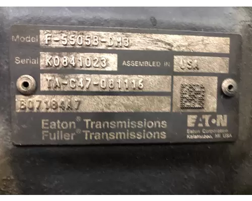 Eaton Mid Range  F5505B-DM3 Transmission