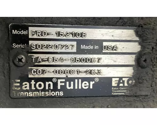 FULLER FRO15210B TransmissionTransaxle Assembly