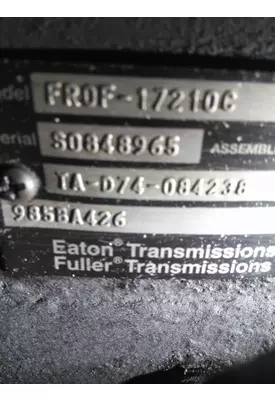 FULLER FROF17210C TRANSMISSION ASSEMBLY