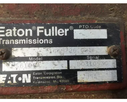 FULLER FS6106A TRANSMISSION ASSEMBLY