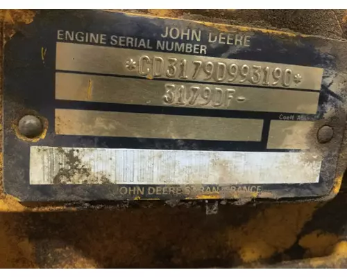 John Deere 3179DF Engine Assembly