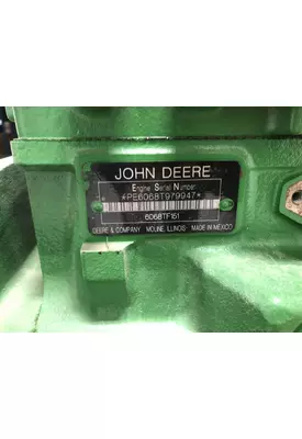John Deere 6068TF Engine Assembly