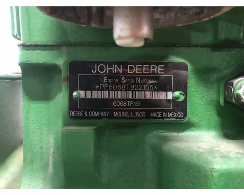 John Deere 6068TF Engine Assembly