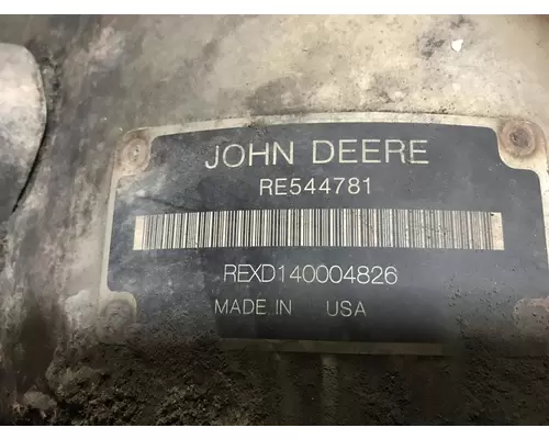 John Deere 6068T Exhaust DPF Inlet