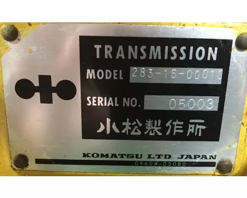 Komatsu 283-15-00010 Transmission Assembly