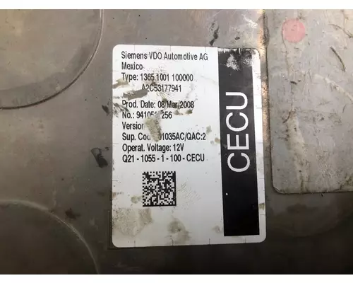 Peterbilt 386 Cab Control Module CECU OEM# Q21-1055-1-100 in