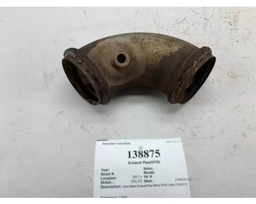 VOLVO 21660576 Exhaust Pipe(3310)