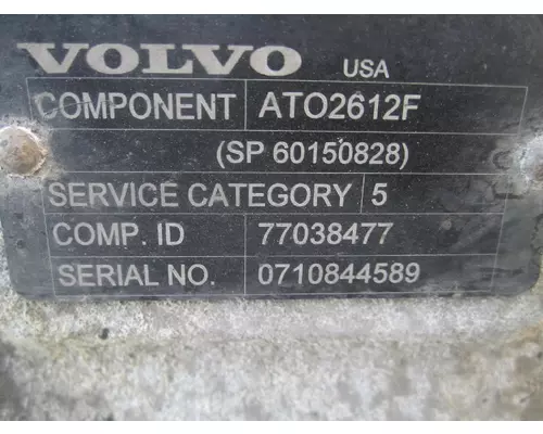 VOLVO ATO2612F TRANSMISSION ASSEMBLY