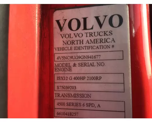 VOLVO VNL WHOLE TRUCK FOR EXPORT