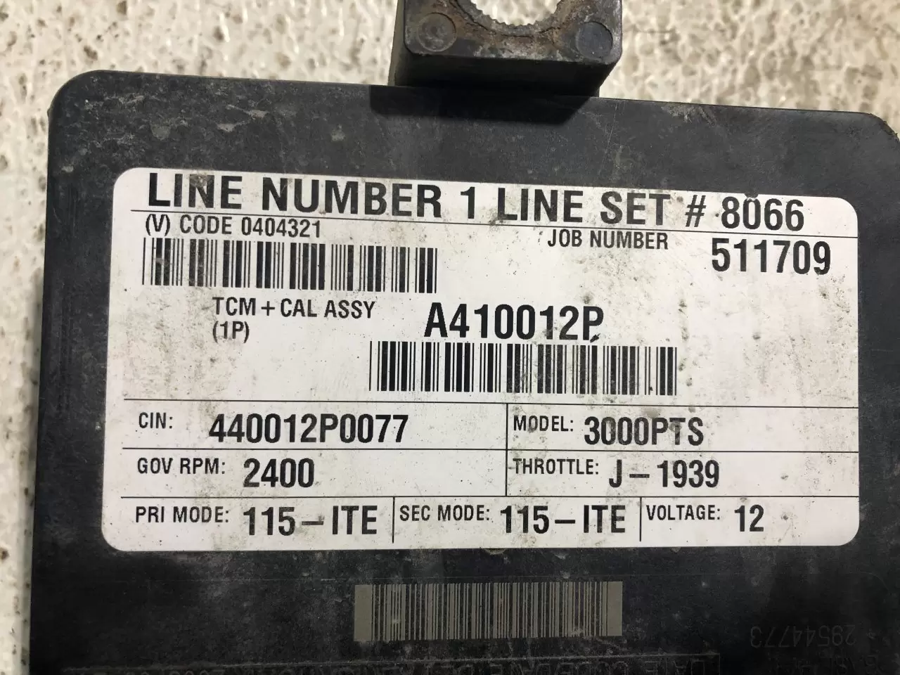 Allison 3000 PTS Transmission Control Module (TCM) OEM
