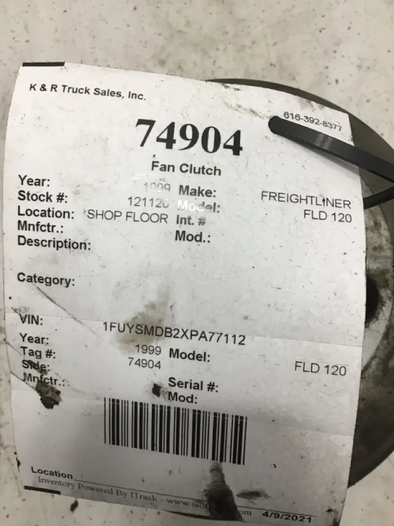 FREIGHTLINER FLD 120 Fan Clutch in Holland, MI $75.00 #74904