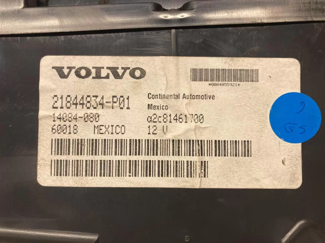 Volvo VNL Instrument Cluster OEM# 21844834-P01 in Sioux