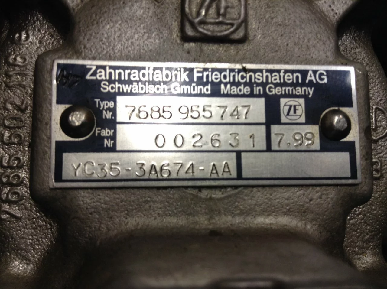 23と57 と　エンブレム Steering Pump OEM# YC353A674AA in Spencer, IA $150.00 #24503617
