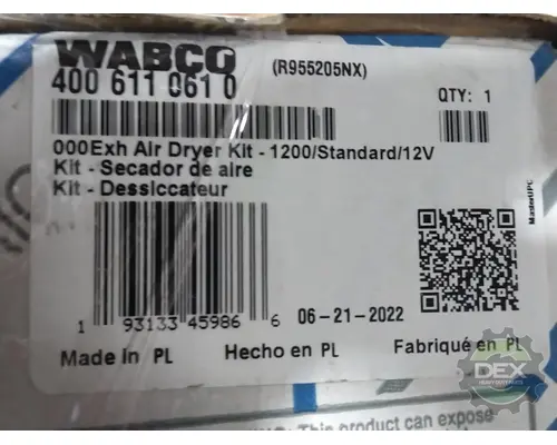 Air Dryer   Dex Heavy Duty Parts, LLC  