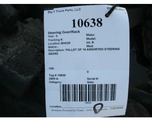 Steering Gear / Rack   Big 3 Truck Parts, LLC