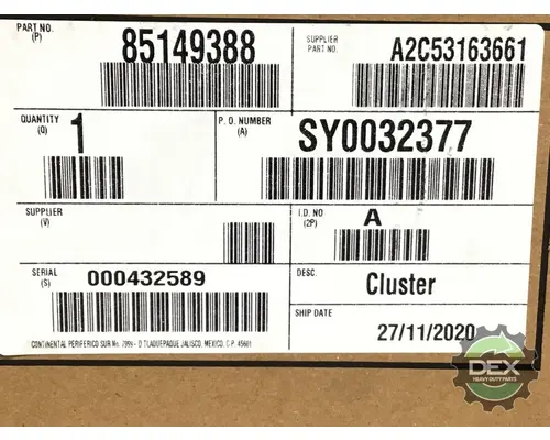 Tachometer   Dex Heavy Duty Parts, LLC  