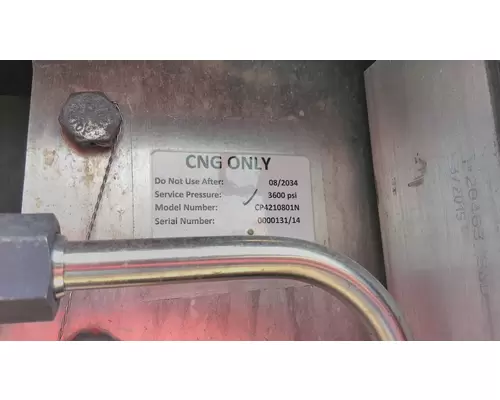 2 CYLINDERS BEHIND CAB ENCLOSED CNG FUEL SYSTEM