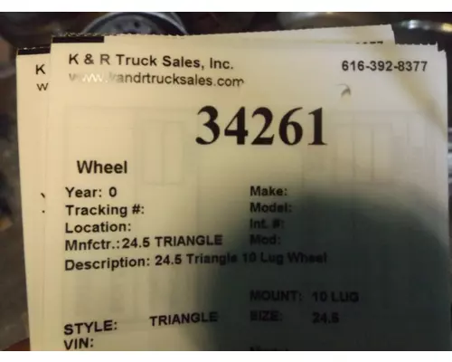 24.5 TRIANGLE   Wheel