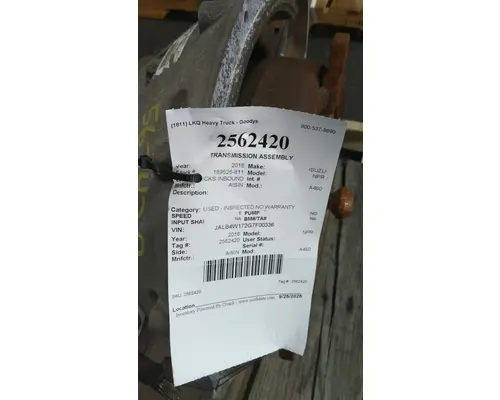 AISIN A460 TRANSMISSION ASSEMBLY