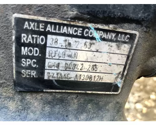 ALLIANCE AXLE RT40-4 Axle Housing (Front)