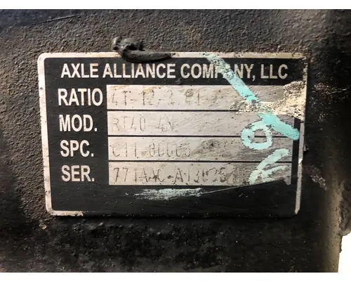 ALLIANCE AXLE RT40-4 Differential Assembly