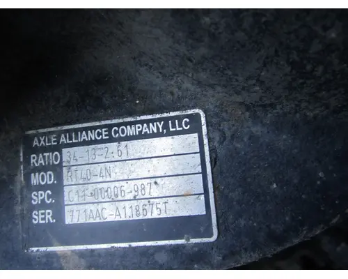 ALLIANCE FAS II AIRLINER LATE TANDEM CUTOFF - SINGLE AXLE