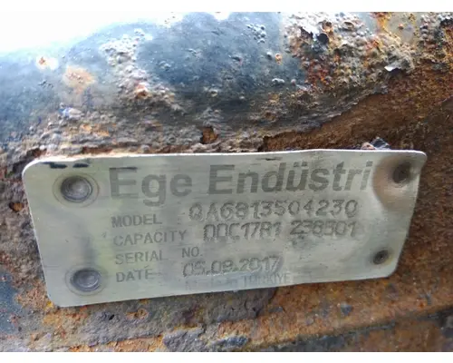 ALLIANCE R19-4N AXLE ASSEMBLY, REAR (REAR)