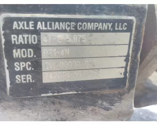 ALLIANCE R21-4NR587 CUTOFF - SINGLE AXLE