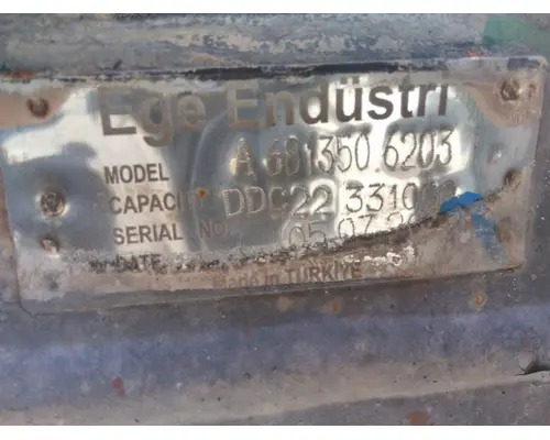 ALLIANCE RS20-4N AXLE ASSEMBLY, REAR (REAR)