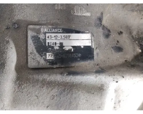 ALLIANCE RT40-4FNNR358 DIFFERENTIAL ASSEMBLY FRONT REAR