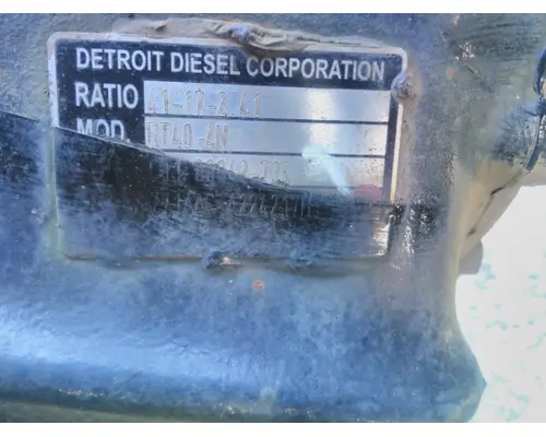 ALLIANCE RT40-4NR241 DIFFERENTIAL ASSEMBLY FRONT REAR