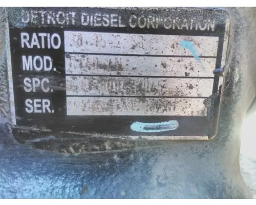 ALLIANCE RT40-4NR253 DIFFERENTIAL ASSEMBLY FRONT REAR