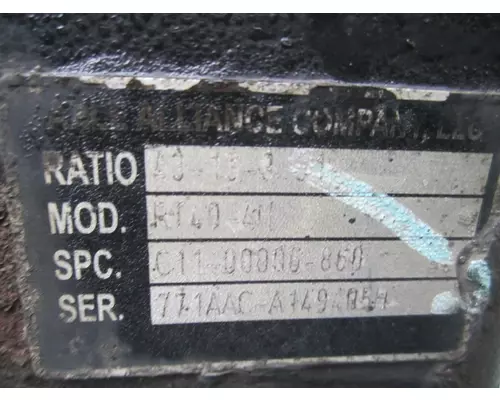 ALLIANCE RT40-4NR331 CUTOFF - SINGLE AXLE