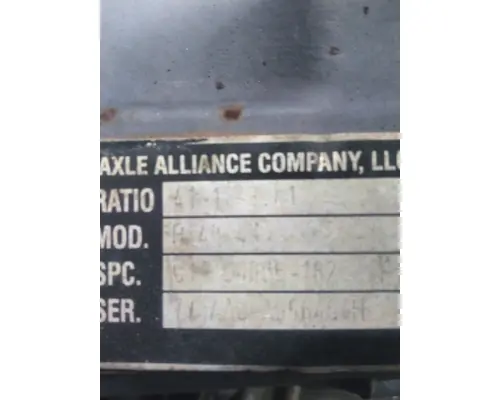 ALLIANCE RT40-4NR342 DIFFERENTIAL ASSEMBLY FRONT REAR