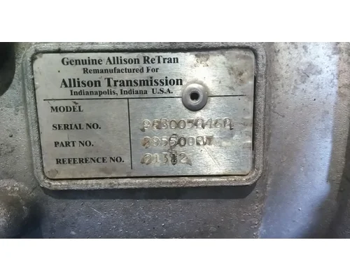 ALLISON 1000 GEN 4-5 TRANSMISSION ASSEMBLY