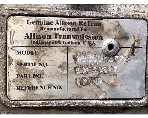 ALLISON 1000 SERIES Transmission Assembly