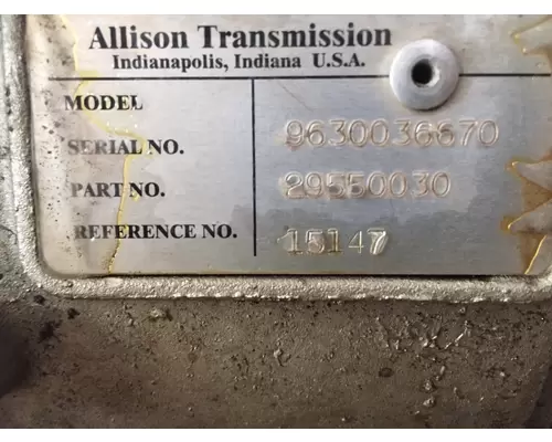 ALLISON 1000 SERIES Transmission Assembly