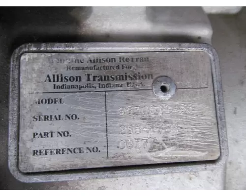 ALLISON 1000 SERIES TransmissionTransaxle Assembly