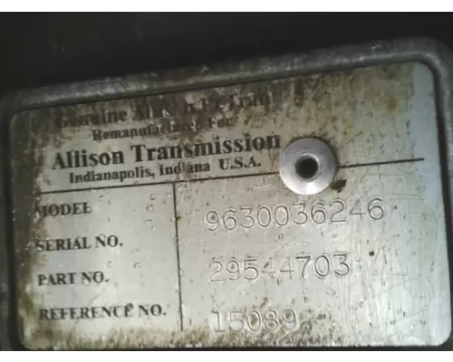 ALLISON 1000 SERIES TransmissionTransaxle Assembly