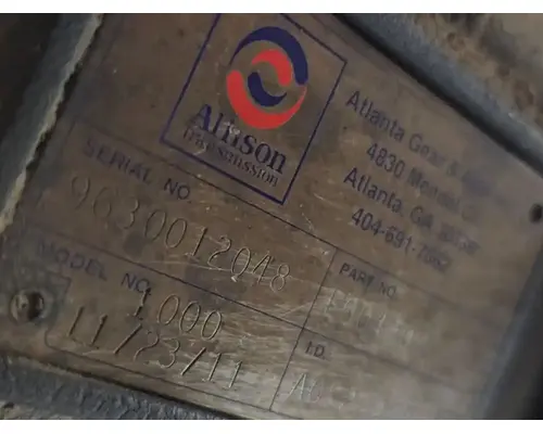 ALLISON 1000 SERIES TransmissionTransaxle Assembly